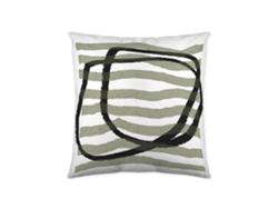 ICEHOME - Funda de Cojin Estampado - Sin Relleno - 60x60 Cm - Algodón Extra Suave -TRAZO