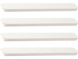Paquete De 4 Guías De Plástico Blanco Para Cajones, Rieles Resistentes Con Fácil Montaje.