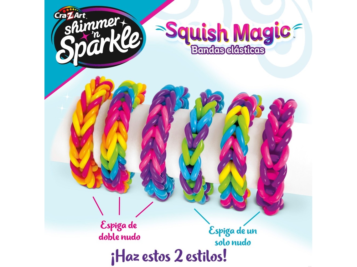 Shimmer 'n Sparkle Kit Para Hacer Pulseras Elásticas con Ofertas