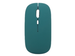 Mouse Sem Fio Smart Mini Portátil 3 Velocidades Dpi Ajustável Para Escritório Notebook Tablet Preto-verde Escovado