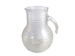 Jarra Vidrio Relieve 2 Litros