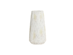 Jarron Magnesia Blanco 28x28x53cm