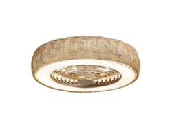 Ventilador DC KILIMANJARO beige 3 temperatura led dimable 65 cm MANTRA