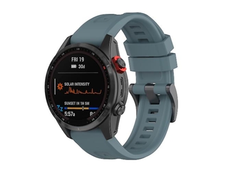 Correa para reloj Garmin Fenix 7x de silicona de liberación rápida, color azul marino VENISYMLIS