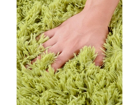 Alfombra peluda para dormitorio y sala de estar, color 20-60 cm de diâmetro LUUCOZK