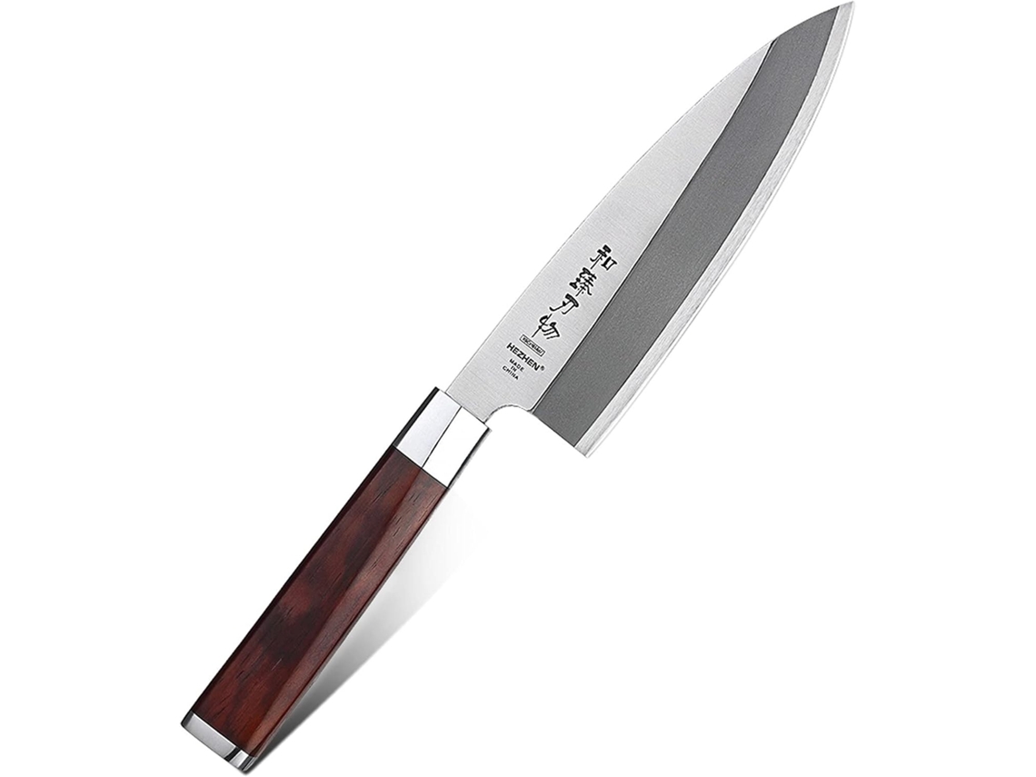 Fabricado En Acero Inoxidable De Alto Contenido Carbono Y Gran Dureza, Este Cuchillo Es Resistente Al Desgaste