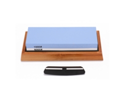 Kit De Afilado Premium Con Piedra De Grano 1000/6000 Y Base Antideslizante Para Cuchillas.