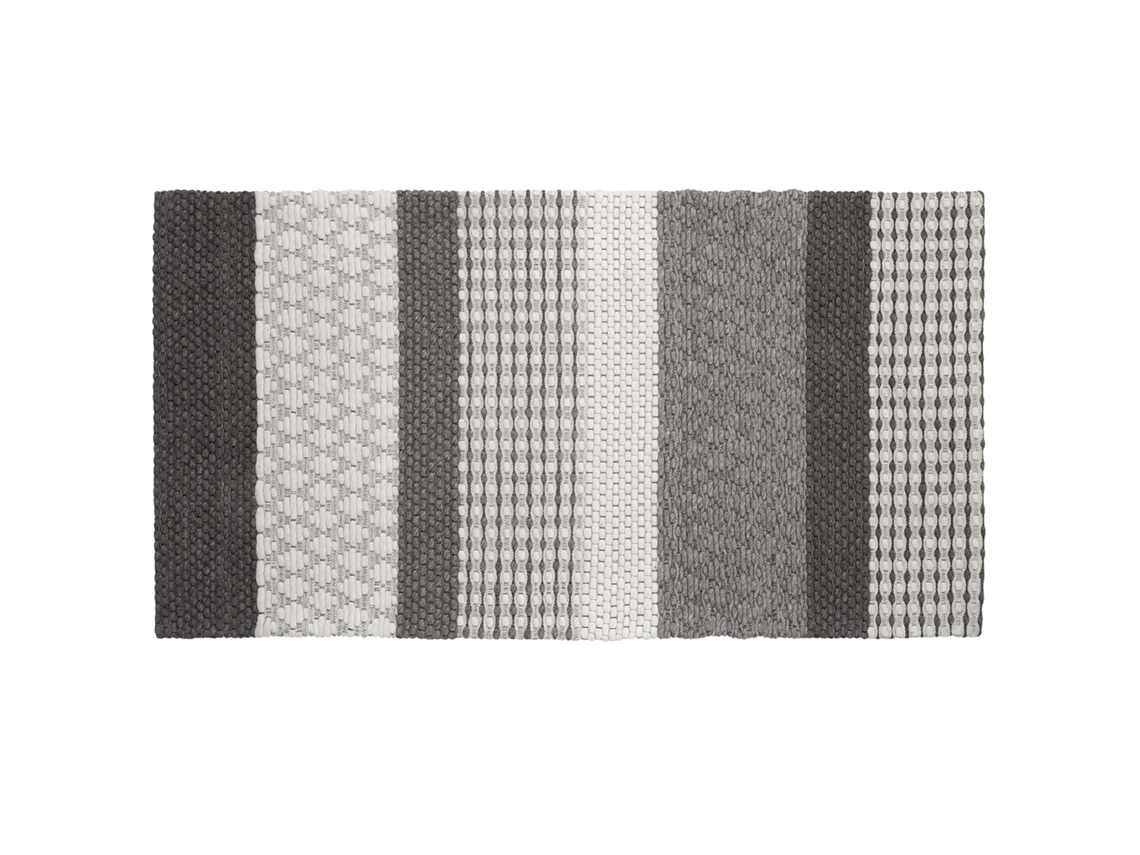 Alfombra de pelo corto BELIANI Akkaya de Lana Gris 80x150