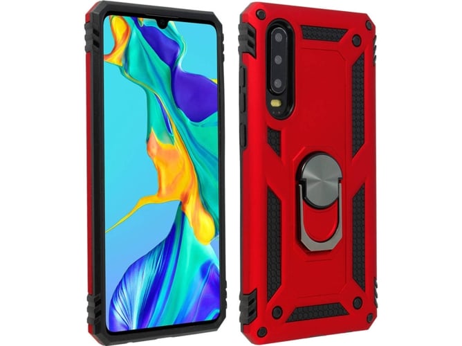 Carcasa Huawei P30 AVIZAR Anillo Rojo