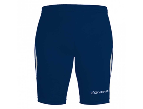 Pantalones Ajustados para Hombre GIVOVA Leggings Curtas Running Azul para Corrida (S)