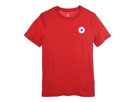 Camiseta de Niños CONVERSE Printed Ctp Rojo (7 años)