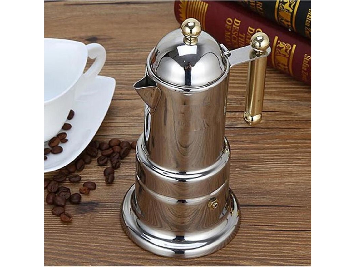 2026-cafetera Italiana Espresso De Acero Inoxidable Para Hornalla O Inducción Hogar Nsk