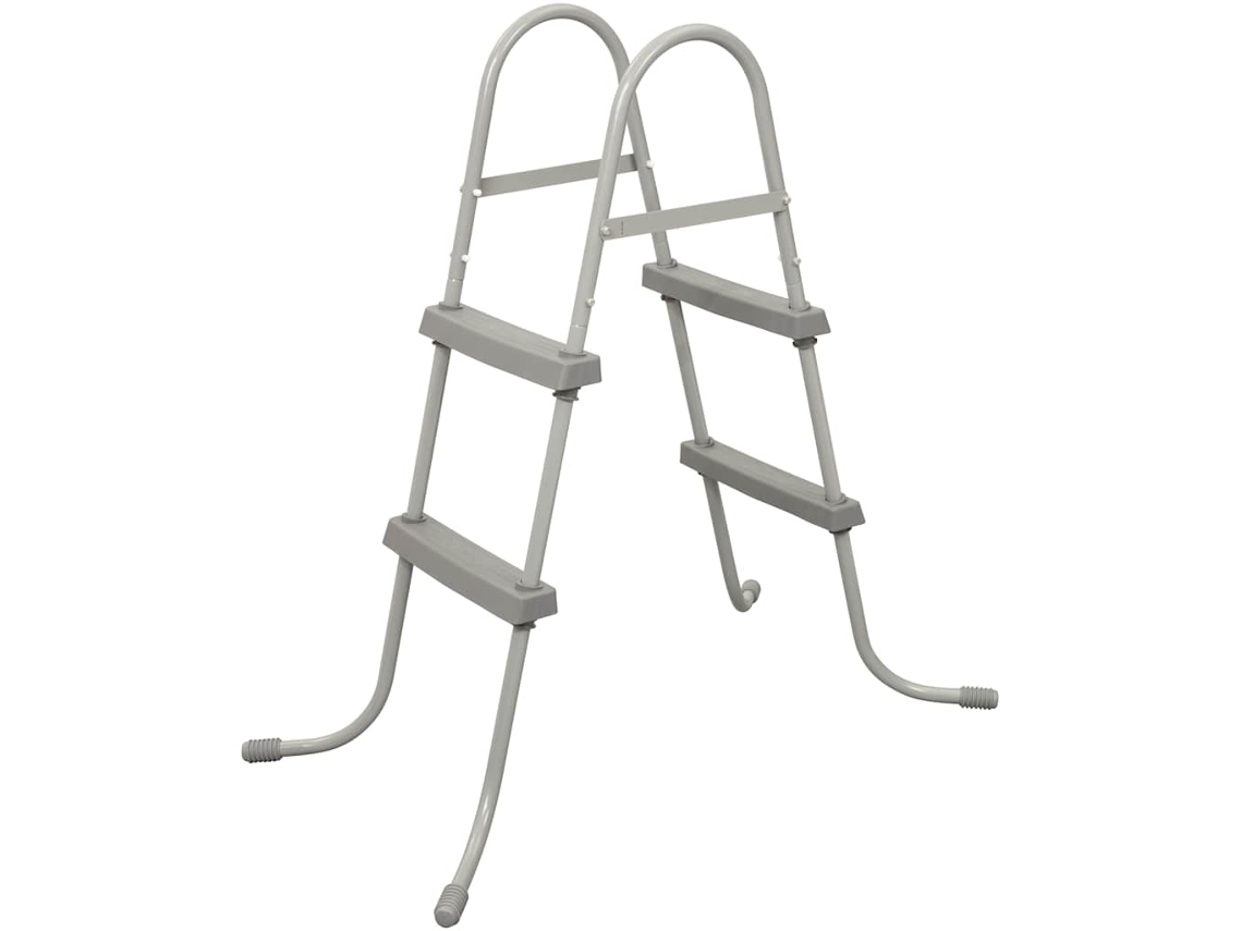 Escalera De Piscina BESTWAY Gris Metal