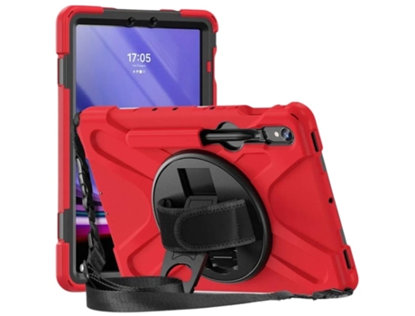 Funda Robusta 360º para Samsung Galaxy Tab A9 8.7 Roja VEANXIN