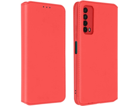 Funda Huawei P smart 2021 AVIZAR Libro Billetera Rojo