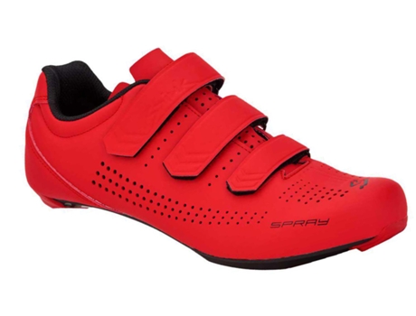 Zapatillas para Unisex SPIUK SPORTLINE zapatilla pray road Rojo de Ciclismo (S)