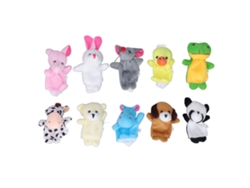 10 Marionetas De Dedo De Peluche Con Forma De Animales, Ideales Para Niños De 3 Años En Adelante.