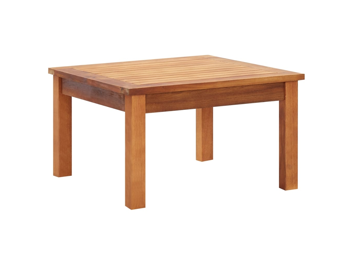 Mesa de Centro de Apoyo para Jardín 60X60X36 cm Madera de Acacia Maciza