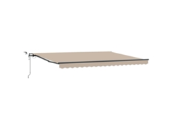 Maison Exclusive - Toldo Retráctil Beige 450 X 300 Cm Poliéster