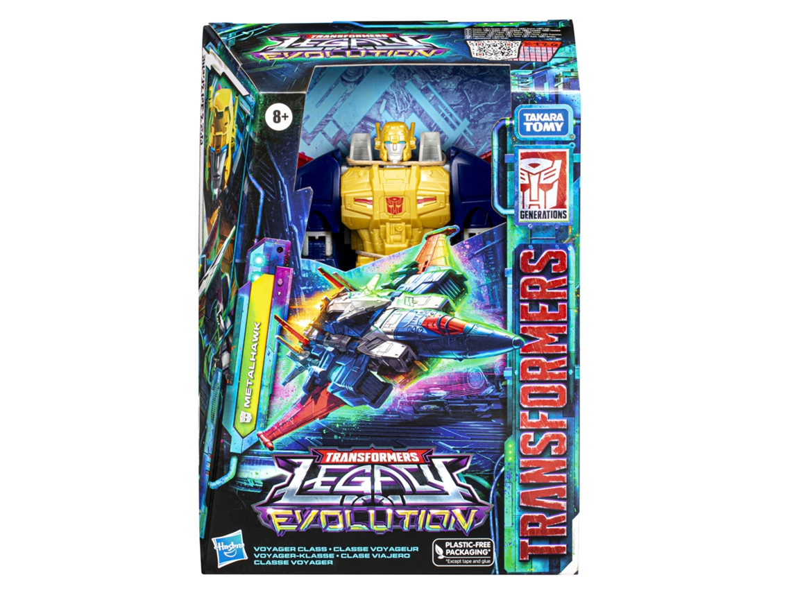 TRANSFORMERS Legacy Evolution Metalhawk Figura TRANSFORMERS 8 Años