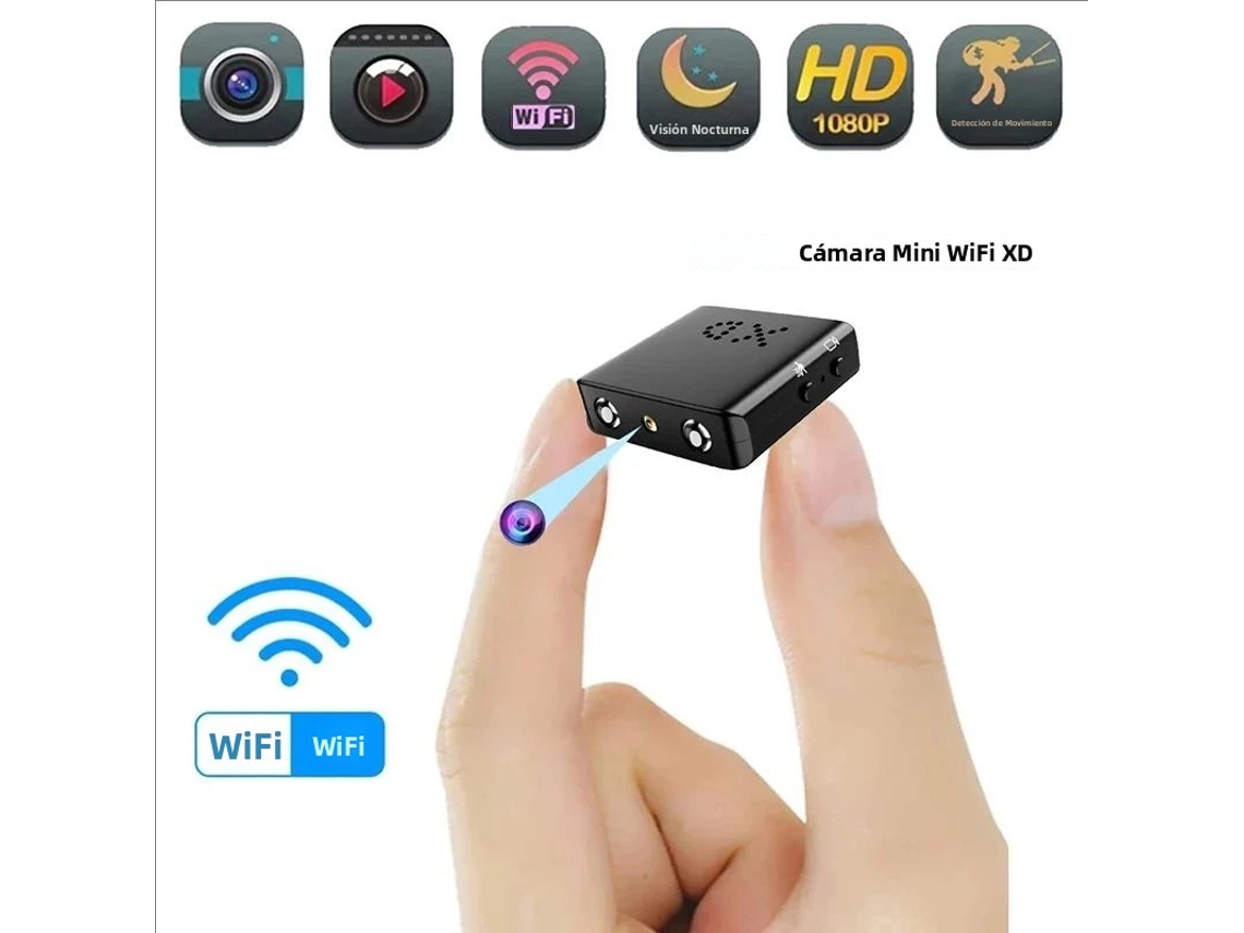 Mini cámara Wifi HD 1080p XD con control por cable Mdug (solo cámara)