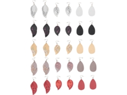 Conjunto De 5 Pares De Brincos Pendentes Leves E Multicoloridos Para Mulheres - Acessórios De Moda