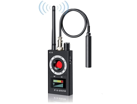 Detectores de cámara oculta, detectores de dispositivos ocultos, detector antiespía, detector de errores, detector de GPS, negro BISBISOUS