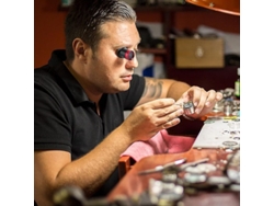 2026-lupa De Aluminio Para Reparación De Relojes, Lupa De 5x/10x Con Estuche, Herramienta Portátil Para Joyeros Y Reparadores