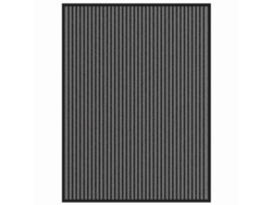 Maison Exclusive - Felpudo Negro 80 X 120 Cm Polipropileno