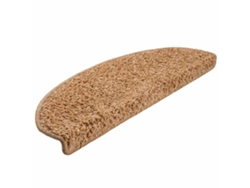 Felpudos Para Escaleras 30 Uds 65x21x4 Cm Beige Semicircular Grande