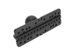 Placa de montaje universal para sonda de pesca de 1,5 pulgadas (Garmin, Humminbird, Lowrance)