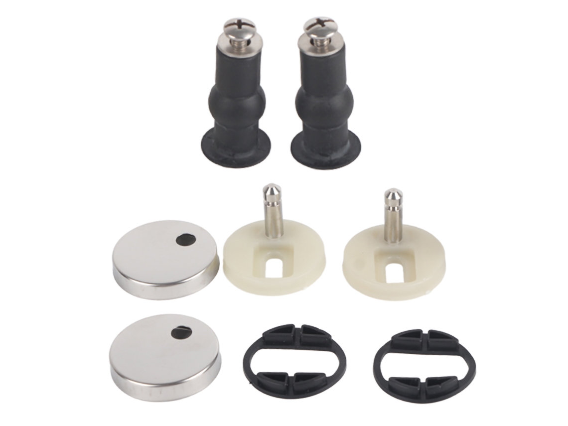 Kit De Tornillos Para Bisagras De Inodoro, Accesorios De Fijación, Goma Expandible De Acero Inoxidable