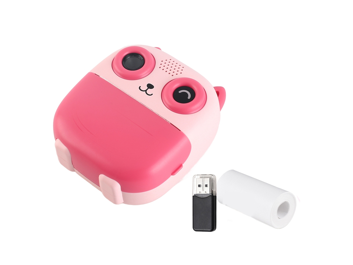 Cámara instantánea para niños con impresora, mini cámara digital de juguete para niñas y niños.