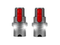 Convertidor adaptador de iluminación Led de 2 piezas para Dyson V7 V8 V10 V11 V15 piezas de aspiradora inalámbrica