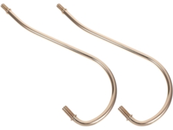 Juego De 2 Varillas Curvas De Metal Dorado Para Lámparas De Mesa, Accesorios De Reparación Y Fabricación.