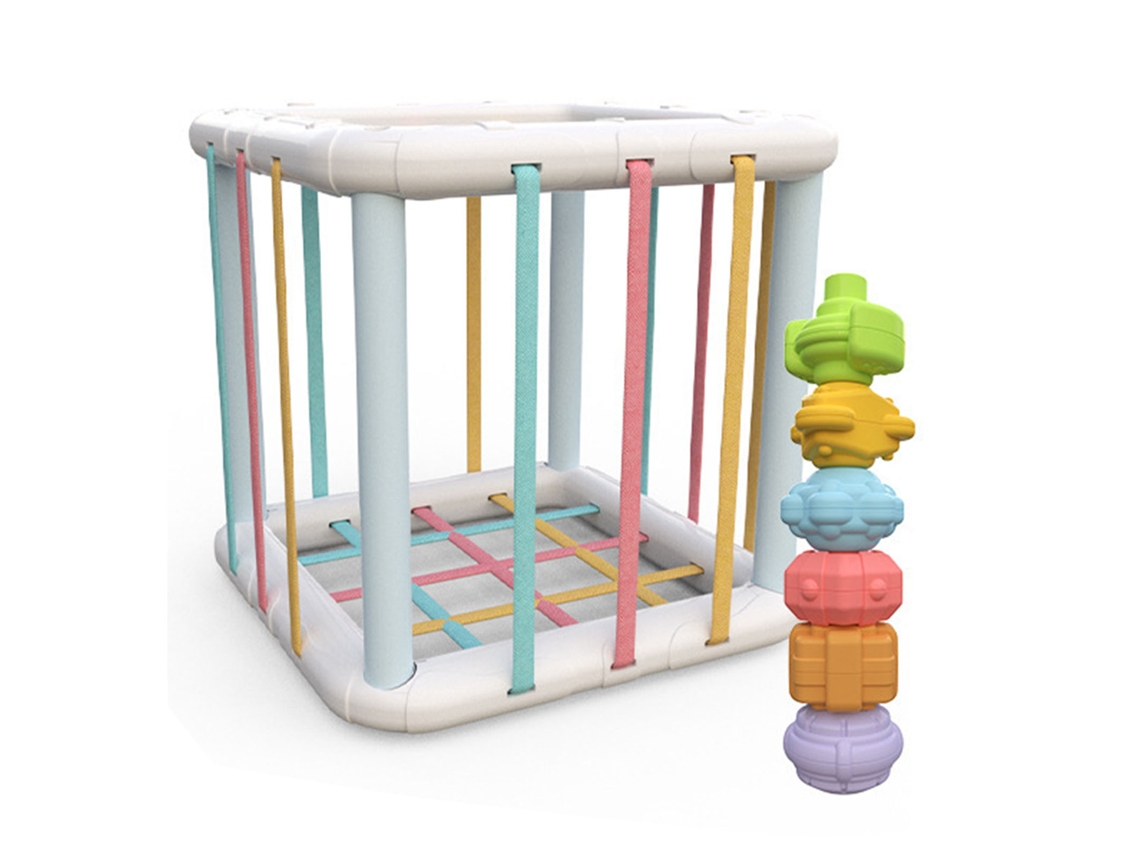 Juguete Sensorial Montessori Para Bebés: Reconocimiento De Colores Y Formas, Desarrollo Motor.