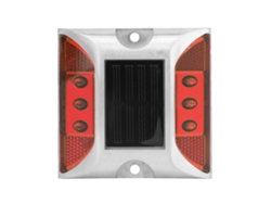 Rebe-luces De Suelo Solares Led Impermeables Para Camino, Entrada Y Carretera, Lámpara De Pico Rojo