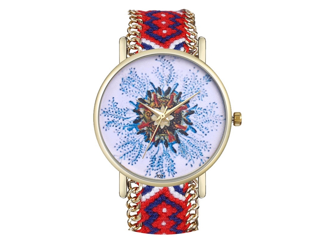 Reloj De Pulsera Analógico De Cuarzo Para Parejas Con Correa De Lana - Diseño Casual Y Lujoso