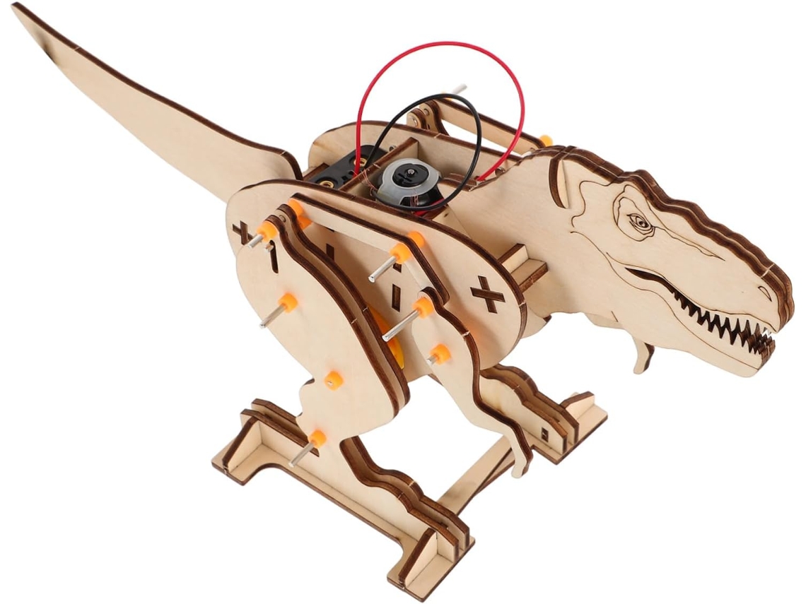 Kits de construcción de dinosaurios de madera, juguetes educativos, rompecabezas STEM, proyectos científicos para niños CHABERLU