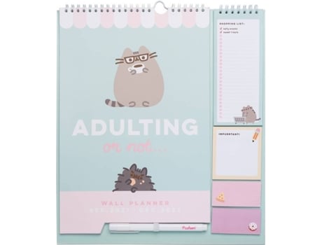 Calendario 2022 Pared pusheen foodie collection planificador mensual mesual │calendario familiar producto con licencia oficial erik 20212022