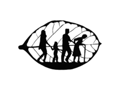 Decoración Para El Hogar En Metal Negro - Silueta De Hoja Hecha A Mano - Regalo Para El Día De La Madre