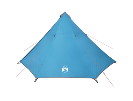 Tienda de campaña familiar tipi 8 personas VIDAXL impermeable azul