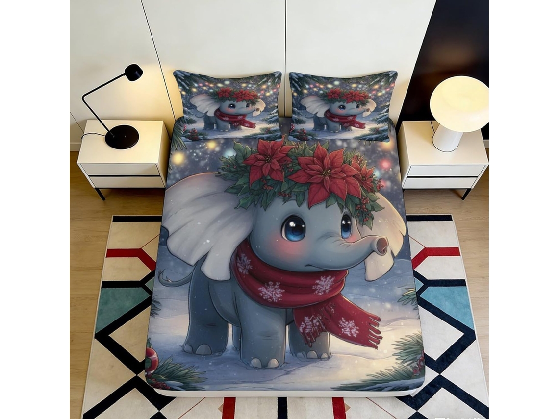 Estampado Microfibra Microfibra Diseño Almohada Juego Color 200x25cm