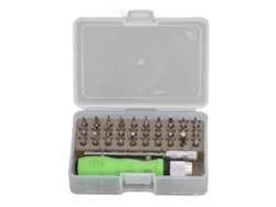 Conjunto De Chaves De Fenda 32 Em 1 Com Cabeça Magnética E Vara Extensível Ajustável Para Reparos
