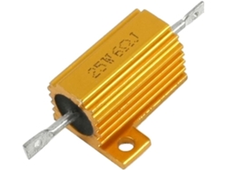Resistencias de 25 W y 6 ohmios con revestimiento de aluminio y acabado dorado CHABERLU