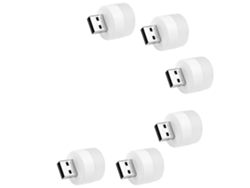 Mini lámpara LED de noche USB, luz nocturna enchufable, pequeña luz de noche, lámpara USB blanca cálida para dormitorio, baño, pasillo, Facpoet