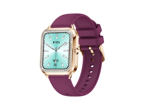 Smartwatch 1 59'' Ip67 Resistente al Agua 25 Días en Espera para Ios y Android Rojo VEANXIN