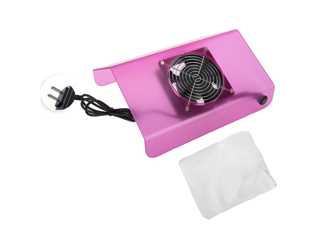 Aspiradora de un solo ventilador para extracción de polvo de uñas de 18 W para salones de manicura.