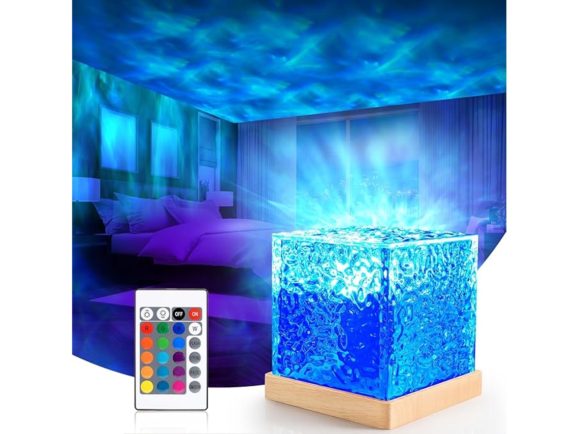 Projetor criativo de céu estrelado em LED com controle remoto para decoração de quartos e festas. ZYBLSSBB