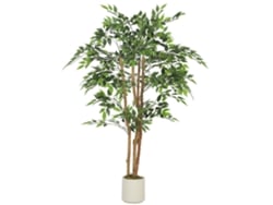 Ficus Artificial 150 Cm Planta Artificial Con 1116 Hojas Y Maceta Planta Artificial Decorativa Para Interior Verde